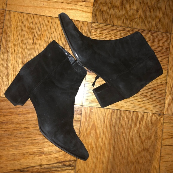 Stuart Weitzman Shoes - Authentic Stuart Weitzman suede black booties